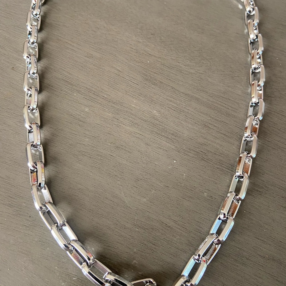 NWOT Elegant Silver Chain Necklace